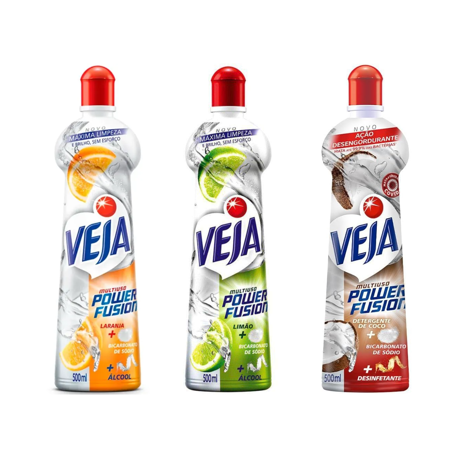 Veja Limpador Multiuso Power Fusion (Unidade | 500ml) - Fragrâncias: